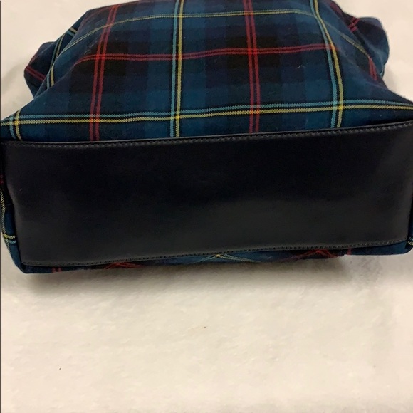 Talbots Wool Plaid Tote - Picture 5 of 7